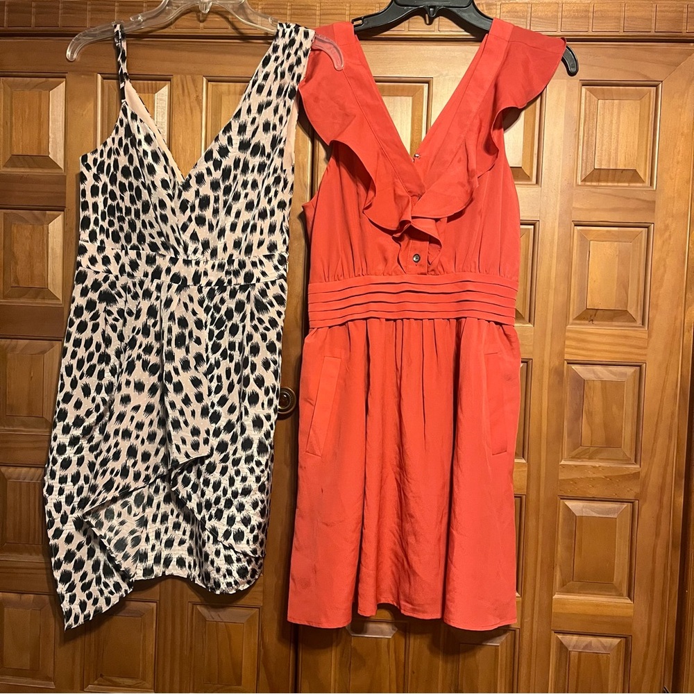 “Bundle” Bcbgeneration Black And Tan Asymmetrical… - image 1